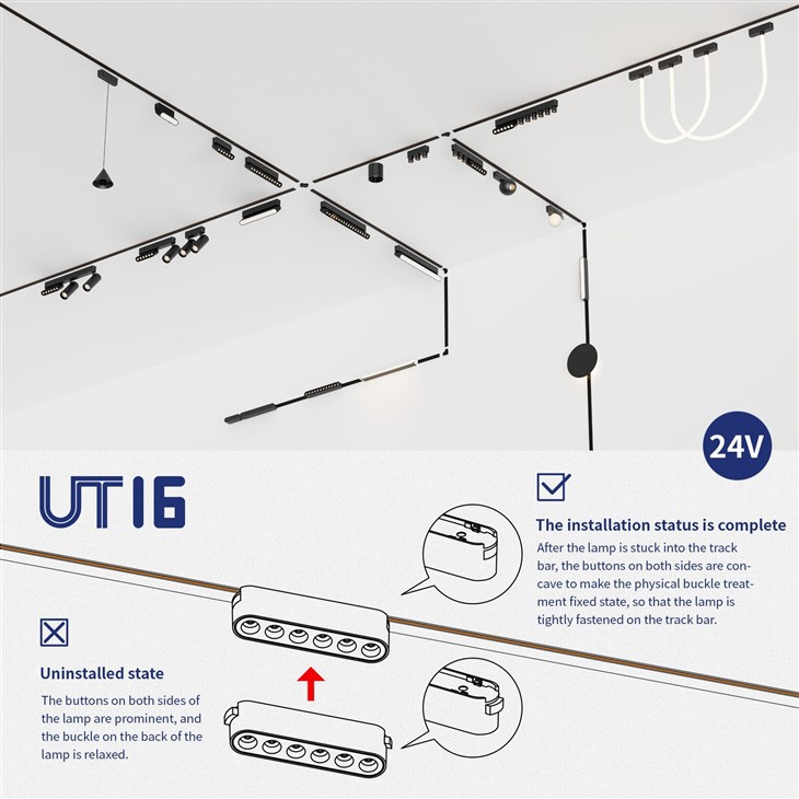 4.5mm Magnetic Led Track Light